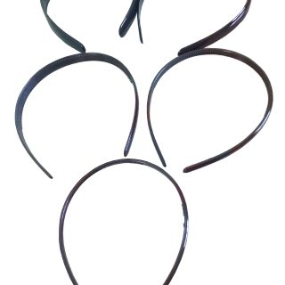 Black Hairband for Women or Girls - Pack of 5