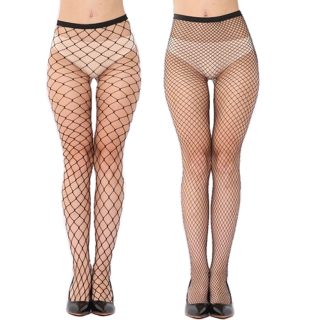 Fishnet Stockings for Women - Pack of 2 Net Stockings