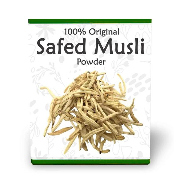 Safed Musli Powder - 100 Percent Natural - Handcrushed